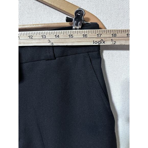 Men's Flying Cross Black Straight Leg Pants Slacks 34 Regular EUC Stretch - Picture 5 of 13